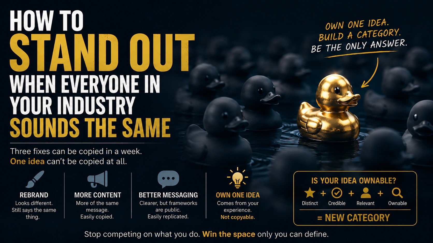 How to Stand Out When Everyone in Your Industry Sounds the Same